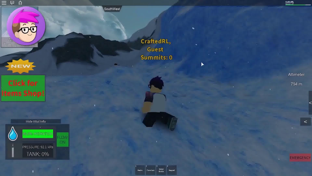 Climbing 9999 Ft To The Top Of Mount Everest Roblox Mountain Exploration Roleplay - 1000000 speed race in roblox roblox speed simulator